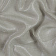 Lightweight Linen Woven with Metallic Silver Foil - Oatmeal - Simone Collection