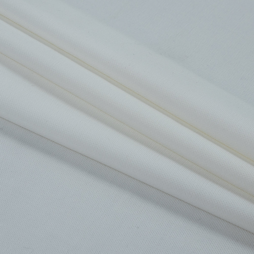 Optic White Stretch Micro Pique