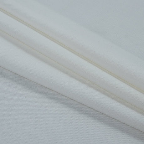 Optic White Stretch Micro Pique