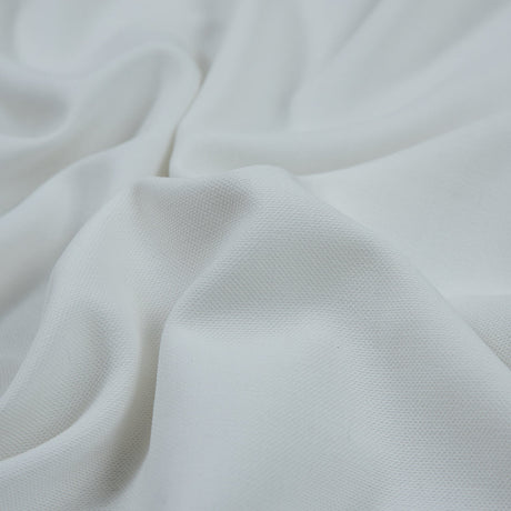 Optic White Stretch Micro Pique