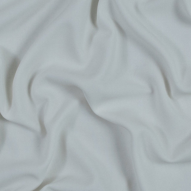 Optic White Stretch Micro Pique