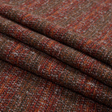 Red, Orange and Brown Cotton Tweed