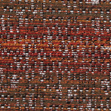 Red, Orange and Brown Cotton Tweed