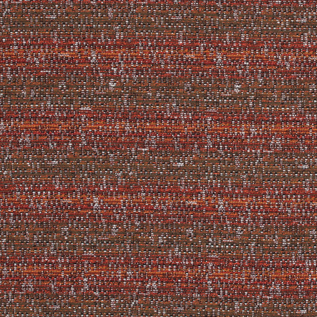 Red, Orange and Brown Cotton Tweed