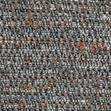 Truffle, Orange and White Cotton Tweed