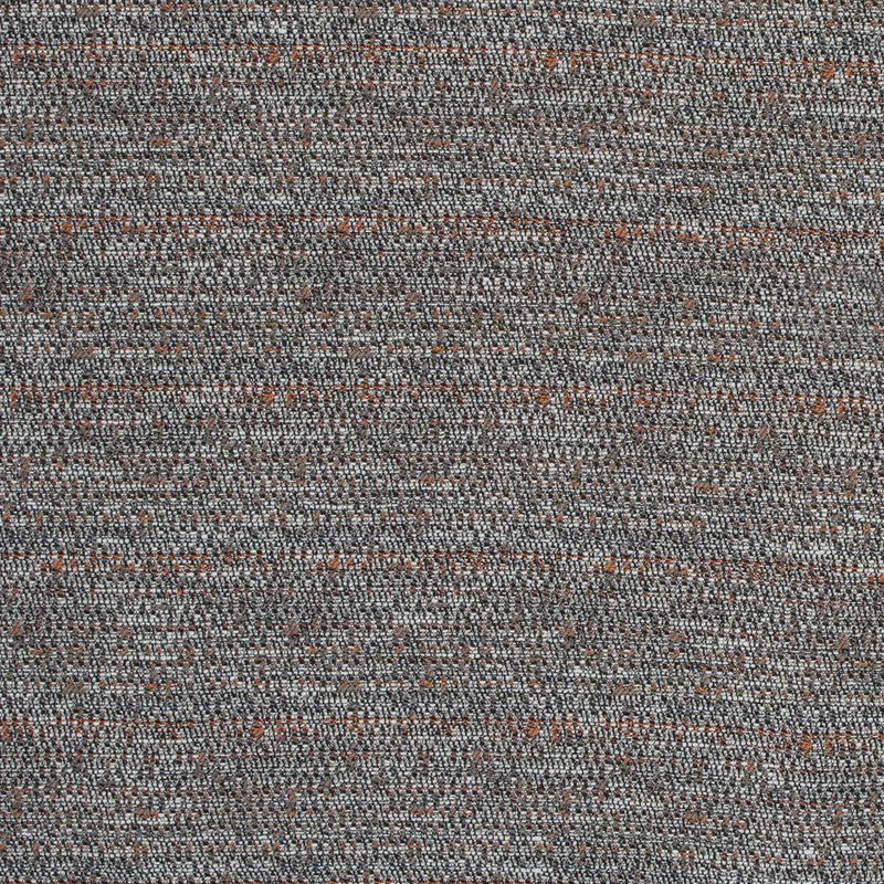 Truffle, Orange and White Cotton Tweed