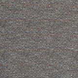 Truffle, Orange and White Cotton Tweed