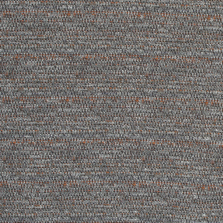 Truffle, Orange and White Cotton Tweed