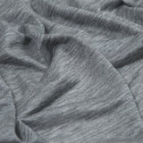 Light Heathered Gray Rayon Jersey
