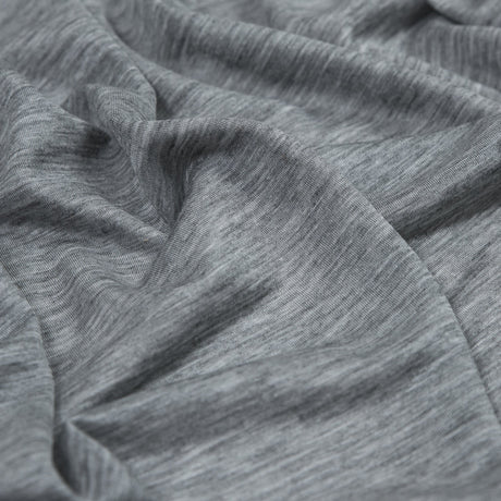 Light Heathered Gray Rayon Jersey