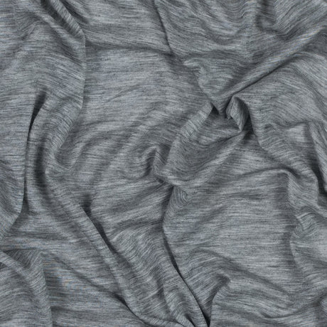 Light Heathered Gray Rayon Jersey