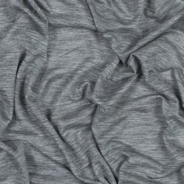 Light Heathered Gray Rayon Jersey