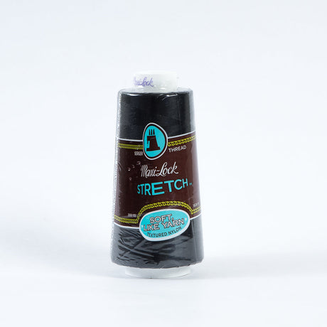 Maxi-Lock Stretch Serger Thread 2000yds - Black
