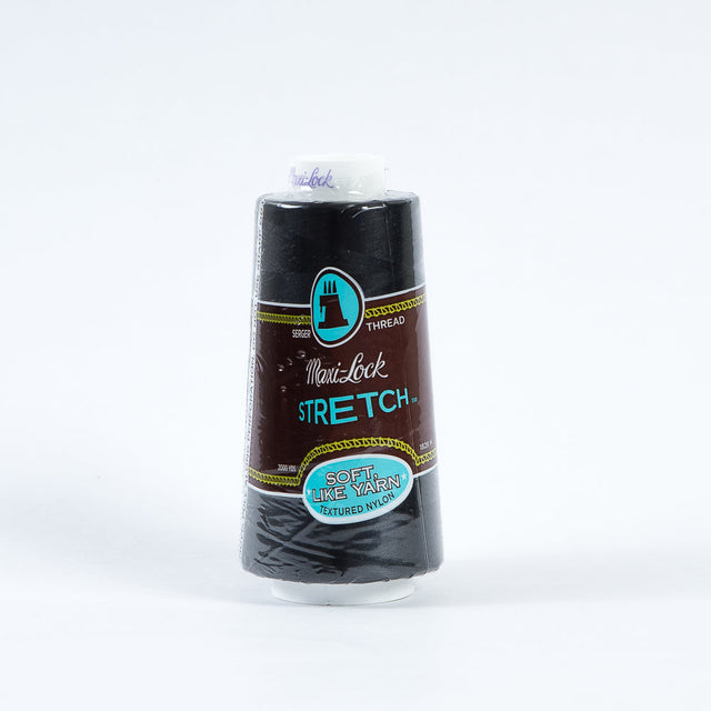 Maxi-Lock Stretch Serger Thread 2000yds - Black