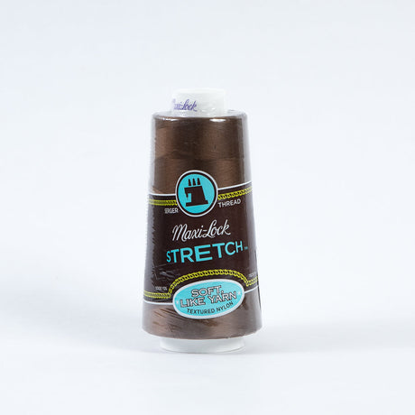 Maxi-Lock Stretch Serger Thread 2000yds - Brown
