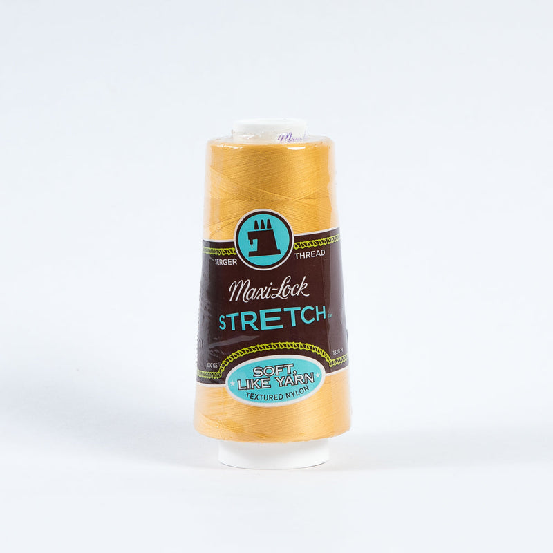 Maxi-Lock Stretch Serger Thread 2000yds - Gold