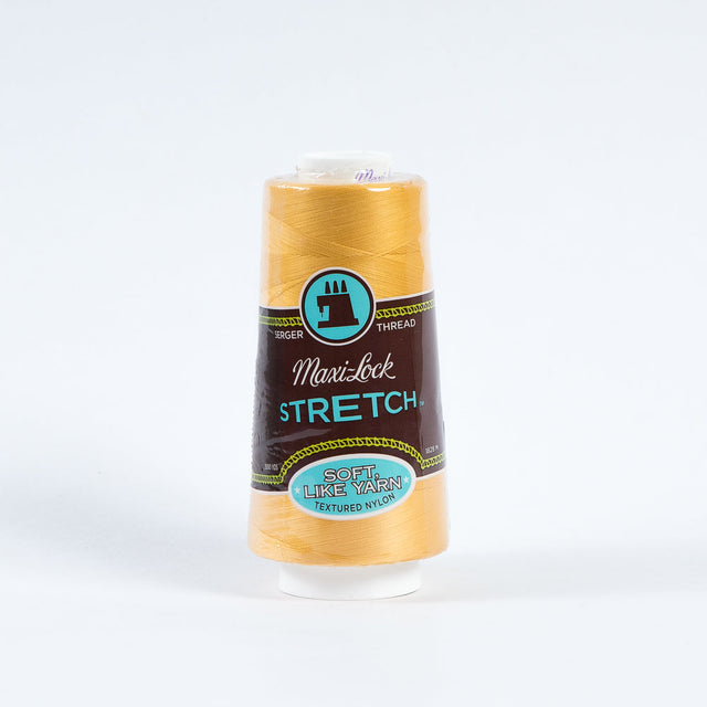 Maxi-Lock Stretch Serger Thread 2000yds - Gold