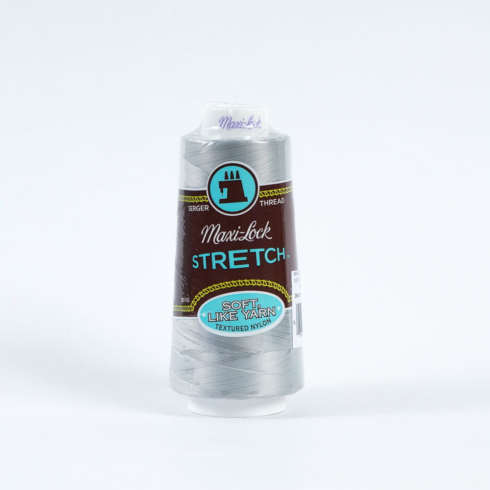 Maxi-Lock Stretch Serger Thread 2000yds - Light Gray