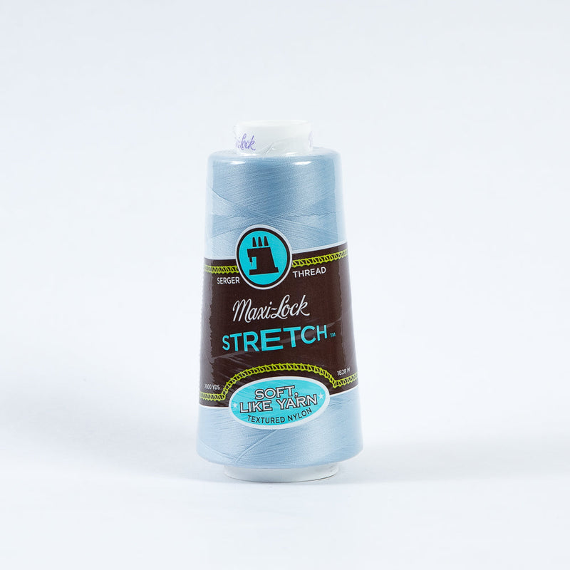 Maxi-Lock Stretch Serger Thread 2000yds - Lucerne Blue