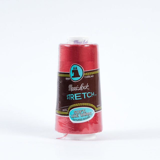 Maxi-Lock Stretch Serger Thread 2000yds - Poppy Red
