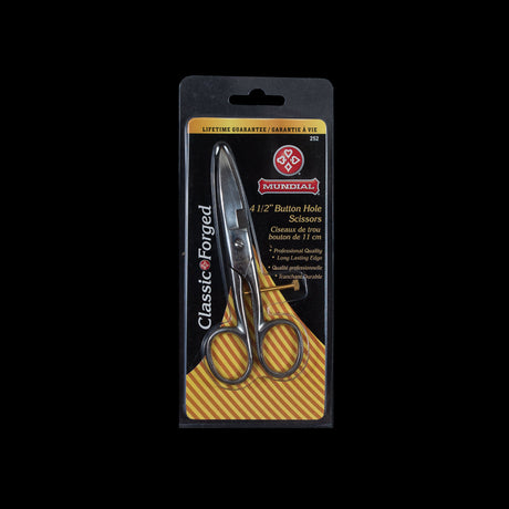 Mundial Buttonhole Scissors - 4.5"