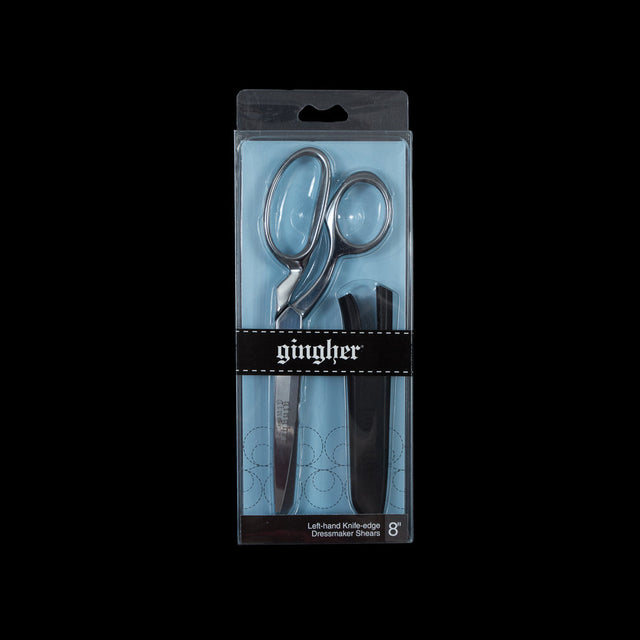 Gingher Left Hand Dressmaker Shears with Sheath - 8"