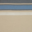 Sea NY Navy and Gilded Beige Striped Cotton Canvas