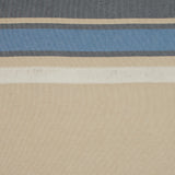 Sea NY Navy and Gilded Beige Striped Cotton Canvas