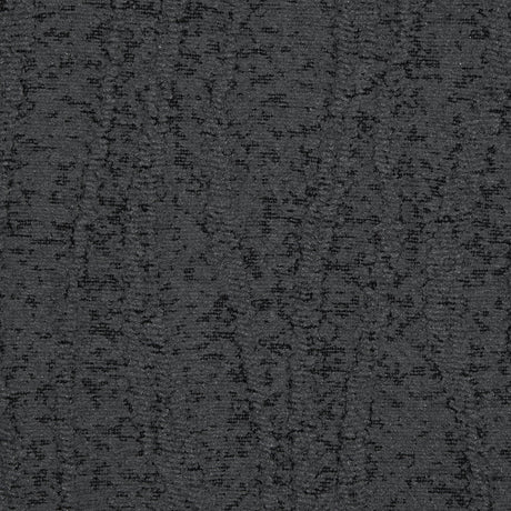 Black Cotton Woven with a Stitched Design and Charcoal Painted Coating
