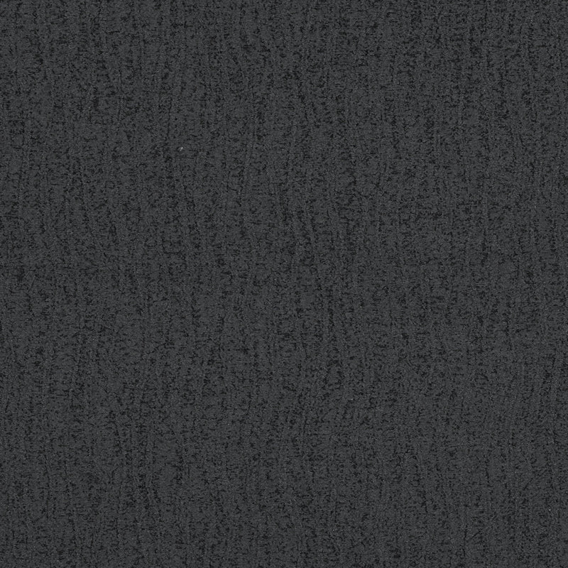 Black Cotton Woven with a Stitched Design and Charcoal Painted Coating