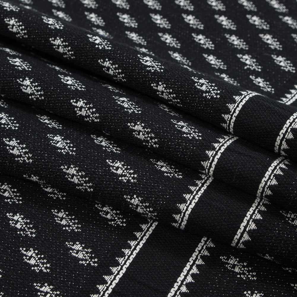 Sea NY Black and White Striped Cotton Woven