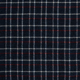 Sea NY Italian Red, White and Blue Plaid Wool Blend