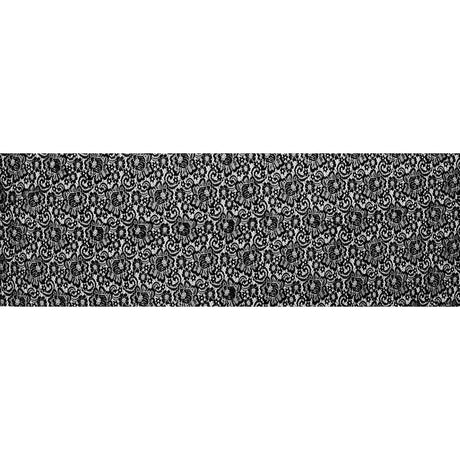 Sea NY Black Floral Re-Embroidered Lace