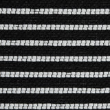 Sea NY Black and White Striped Loosely Woven Cotton Blend