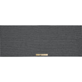 Sea NY Black and White Striped Loosely Woven Cotton Blend