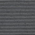 Sea NY Black and White Striped Loosely Woven Cotton Blend