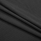 Black 9 x 1 Rib Knit