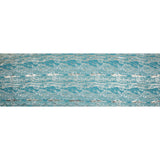 Metallic Gold and Blue Abstract Jacquard