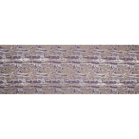 Metallic Gold, Lavender and Mauve Abstract Jacquard