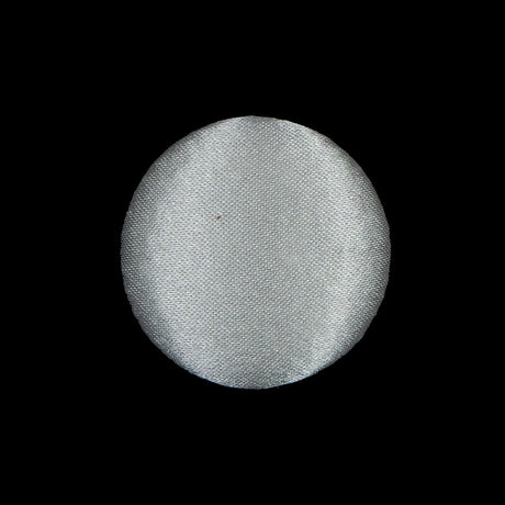 Ivory Silk Covered Button - 36L/23mm