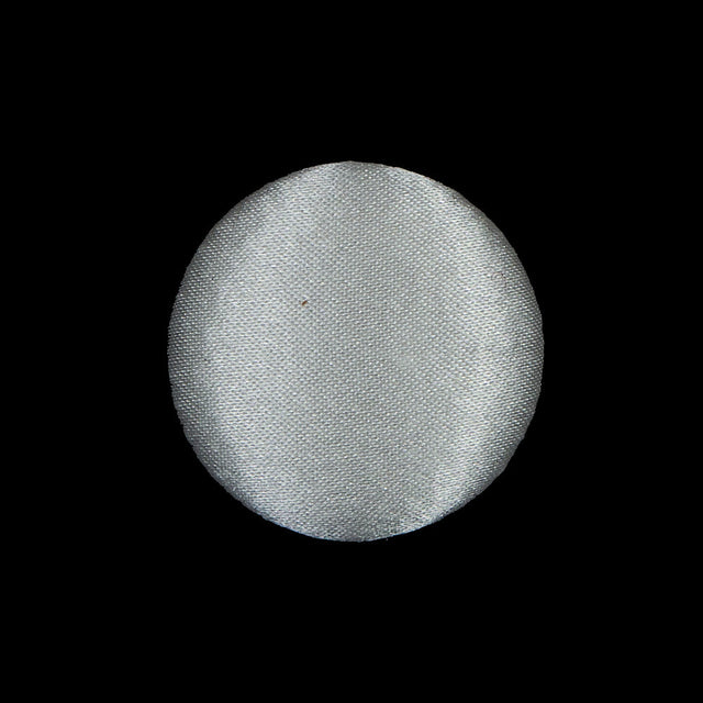 Ivory Silk Covered Button - 36L/23mm