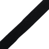 Stretch Black Single-Faced Velvet Ribbon