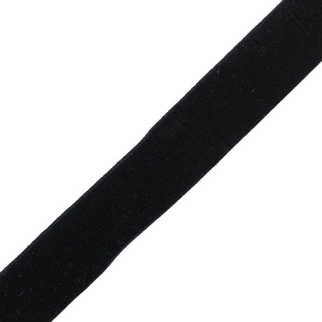 Stretch Black Single-Faced Velvet Ribbon