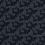 Navy Blue and Lake Black Floral Jacquard