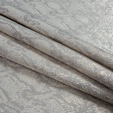 Metallic Ivory, Gray and Nude Python Jacquard