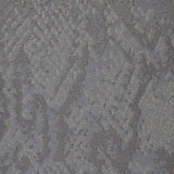 Metallic Ivory, Gray and Nude Python Jacquard
