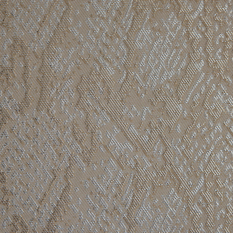 Metallic Beige and Nude Python Jacquard
