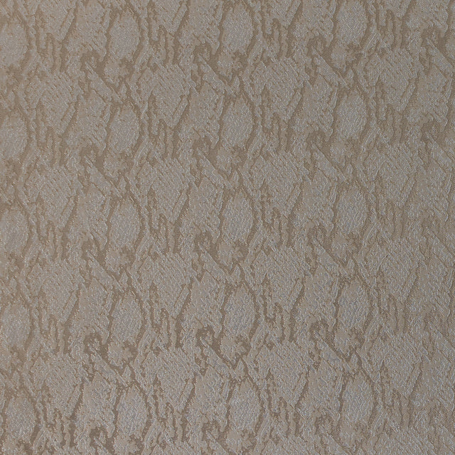 Metallic Beige and Nude Python Jacquard