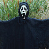 5 Inches Ghost Face Prop Scarecrow Halloween Decoration