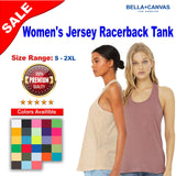BELLA + CANVAS® Women's Jersey Racerback Tank - 6008